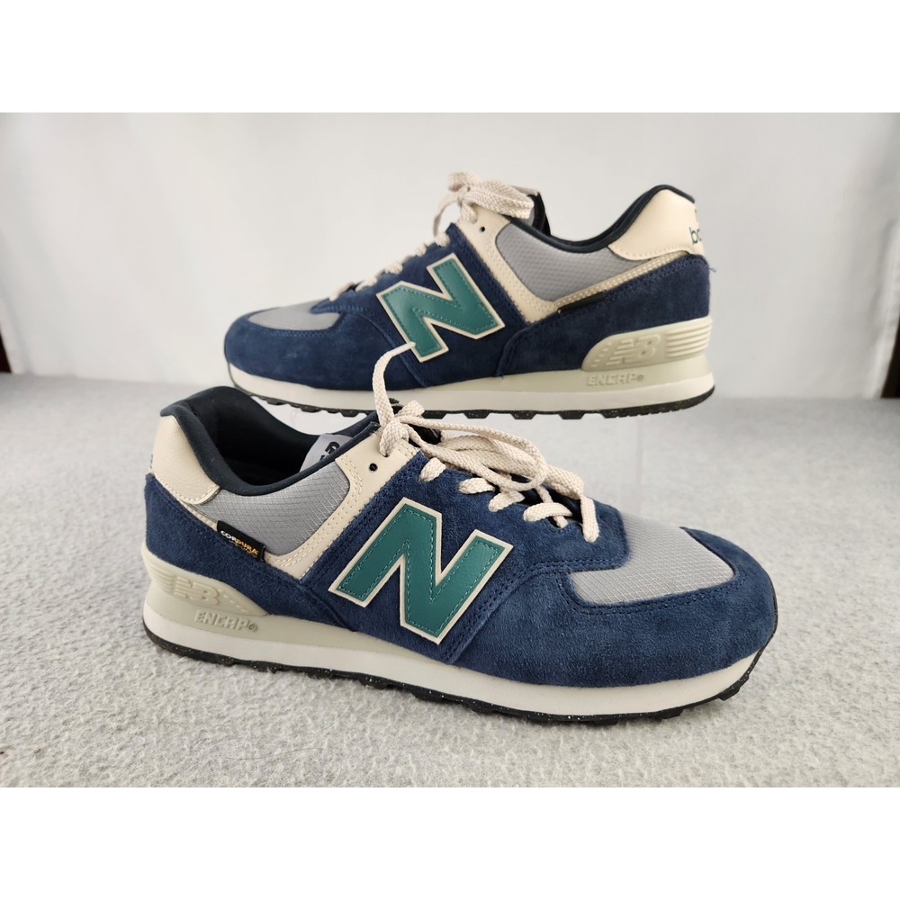New Balance 574 Rugged Cordura U574SOA Navy‎ Spruce Sneakers Mens Size 12